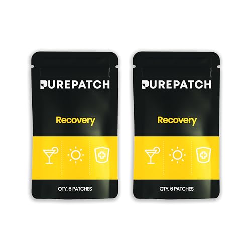 Pure Patch Recovery Patch – Botanical-Based Topical Patch with DHM, NAC, and B-Complex – Convenient and Easy-to-Use (12 Patches)