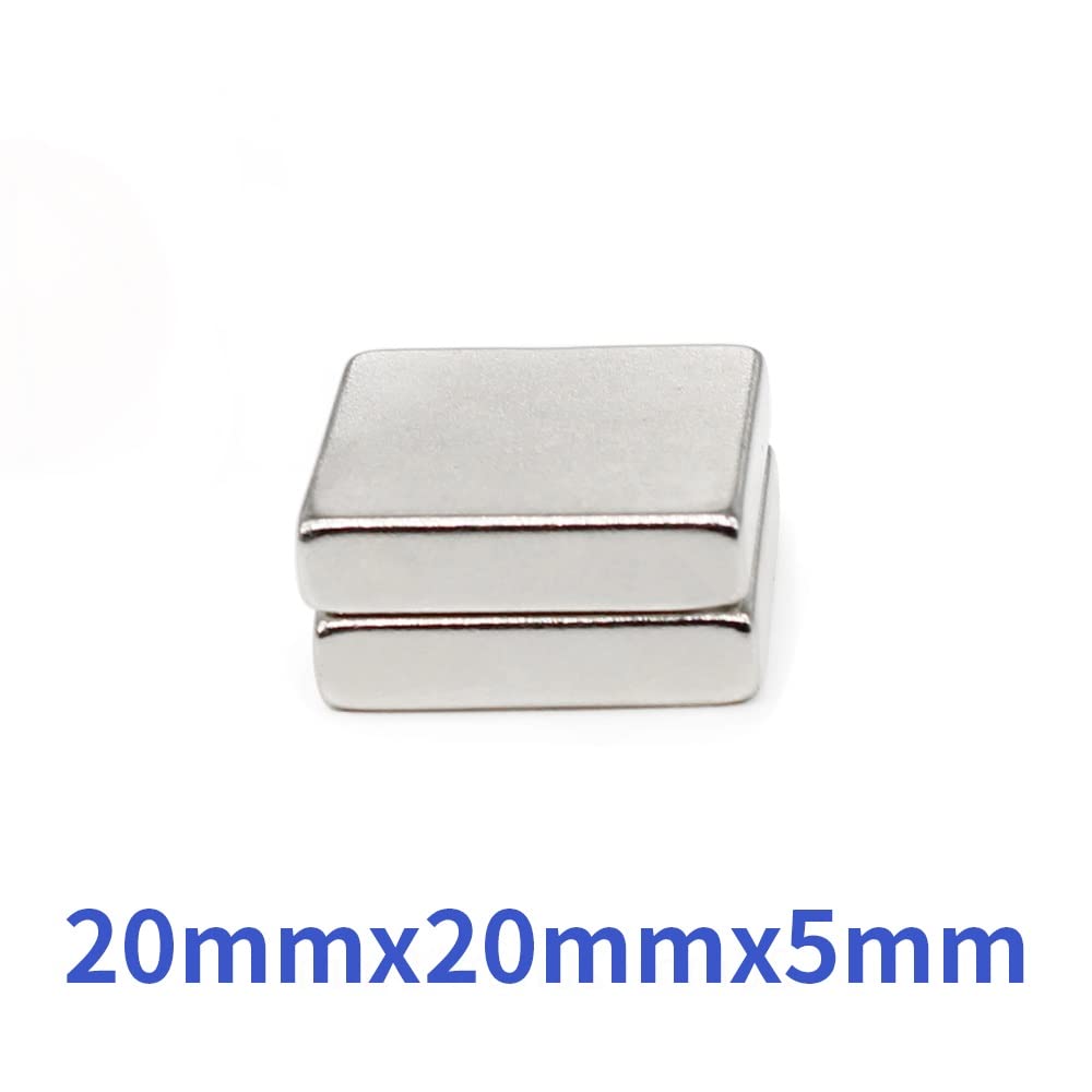 1/2/5/10/20/30PCS 20x20x5 Block 20x20x5mm Permanent 20X20mm Square Neodymium 20 * 20 * 5 Magnets(10PCS)