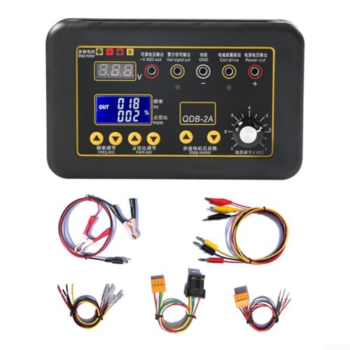 Sumsoctober Ignition Coil and Injector Tester for 12V 24V Vehicles Signal Generator with Adjustable Frequency Duty Cycle and Voltage for Solenoid Motors and Electronic Modules