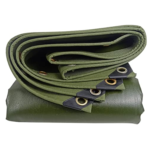 Bâche imperméable à l'eau usage intensif bâche en toile robuste 600 g/m² auvent 4x4m - 2
