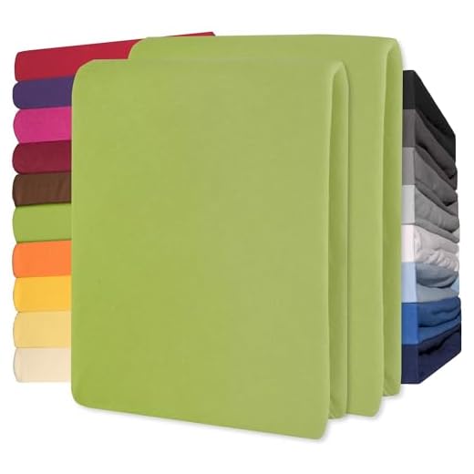 Bedsure Spannbettlaken 90x 200 cm Grün, Mikrofaser Bettlaken 90x200cm für Matratze bis 30 cm hohe, Spannbetttuch Leintuch für Boxspringbett 6 CelinaTex Jersey Spannbettlaken Doppelpack 90x200-100x200cm grün 100% Baumwolle gekämmt bis 26cm Matratzenhöhe Oeko-TEX