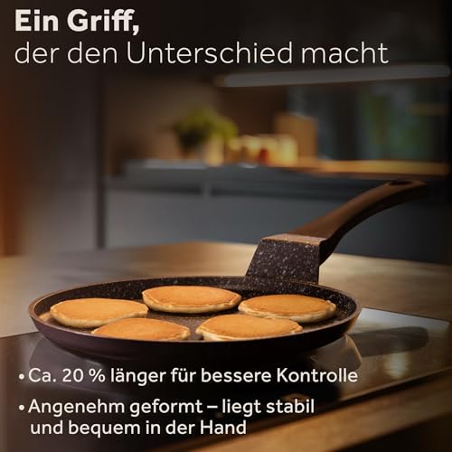 ZWIEGER Crepe Pfanne mit Teigverteiler – Pancake Pfanne Induktion 26 cm – Ansicht 6