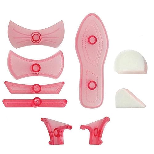 JEM Lady's Shoe Fondant Cutters, for Cake Decorating, Set of 9