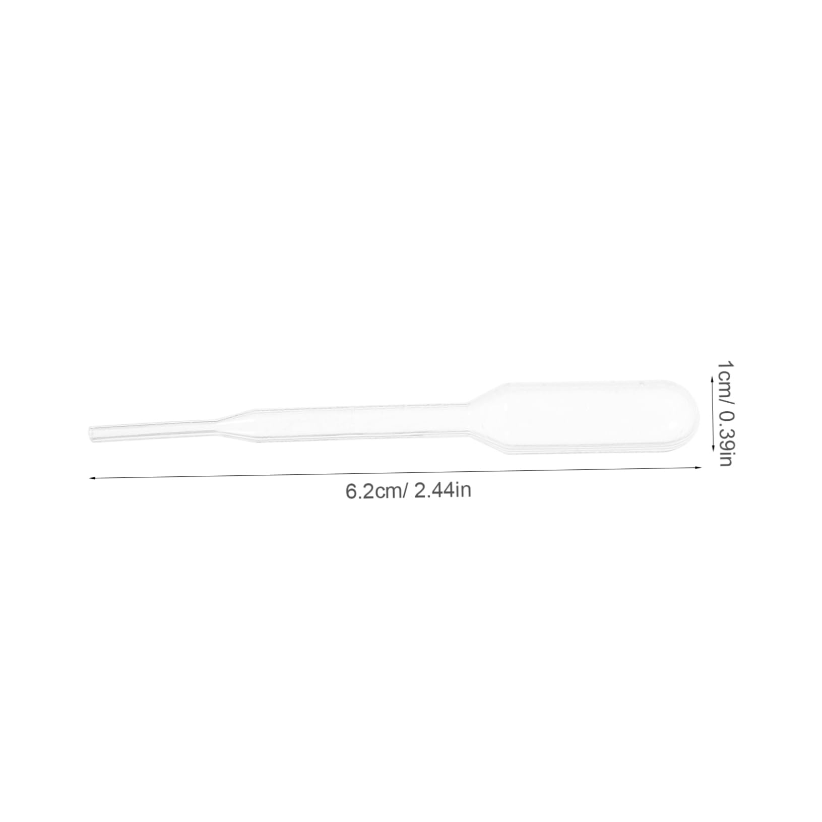 FUNOMOCYA Plastic Dropper Pipettes 500pcs 0.2ml Graduated Droppers for Essential Oils Lab Use