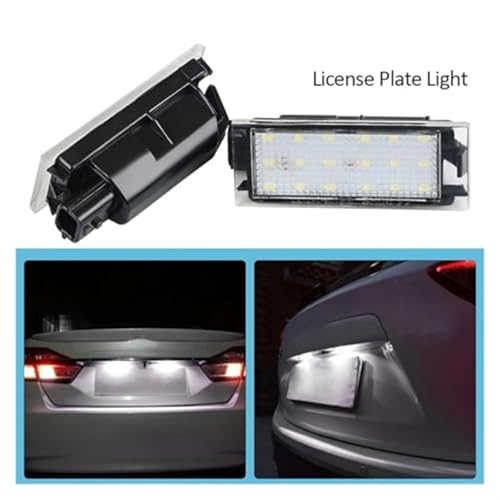 Luz blanca de matrícula para Clio 3 ideal en rutas nocturnas 4