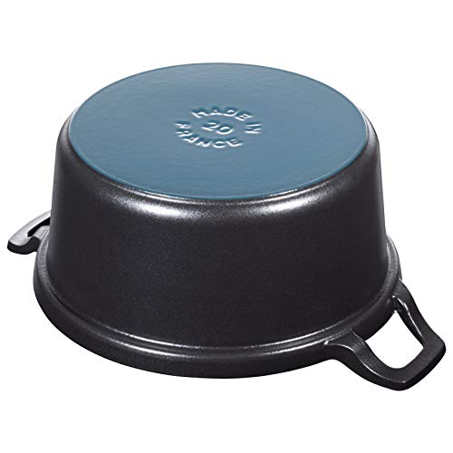 Staub Vintage Line La Coquette rotonda - 20 cm, Nera - 4