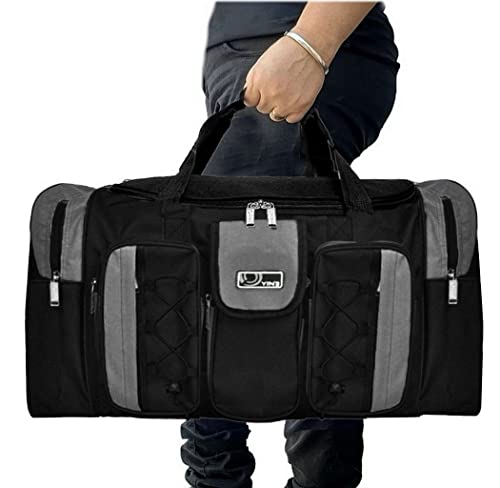 Mala De Viagem Grande Bolsa De Mao Transversal Resistente Poliéster Esportiva Tiracolo Yins