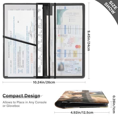 Organizador para auto de cuero PVC miniatura 3