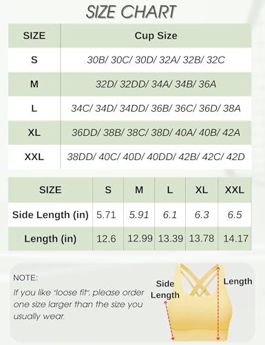 Image of Sports Bras for Women High Support, High Impact Push Up Criss Cross Back Padded Strappy Workout Running