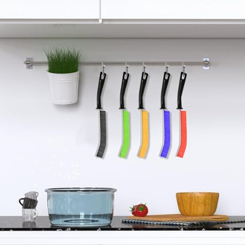 Image of 13Pcs Crevice Cleaning Brush Set, Multifunctional Hard Bristle Crevice Cleaning Brushes Tools for Deep Cleaning Gaps, Kitchens, Tight Spaces, Corners, Bottles, Cups, Teapots, Sinks, Bathrooms