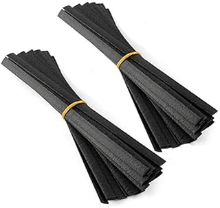 JOUNJIP PolyPlaz Plastic Welding Rods for TPO TEO & PP Bumper Kayak Repairs, Flat Ribbon (40pack, PolyPlaz-Black)