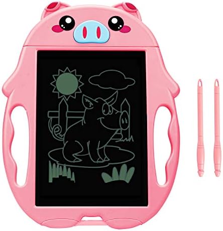 Birthday Present for 2-6 Years Old Girl , Boogie Doodle Board Magnetic Doodle for Kids Best Gifts for 5-12 Year Old Boys Girls Writing Tablet Doodle Board for Kids Toddlers Pink