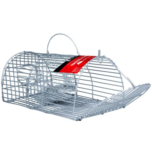 KLAKTRAP Piège Nasse à Rats Vivants, Cage à Rats Réutilisable 40 cm, Solution Hygiénique, Très Efficace, Facile d'utilisation, avec possibilité de...