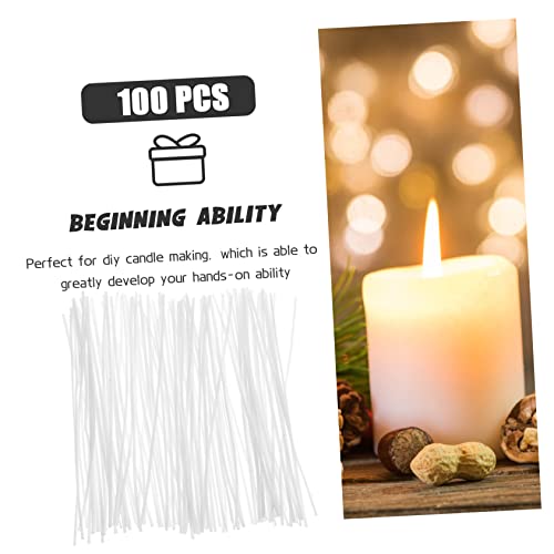 OSALADI 100 piezas mechas de algodón para hacer velas miniatura 4