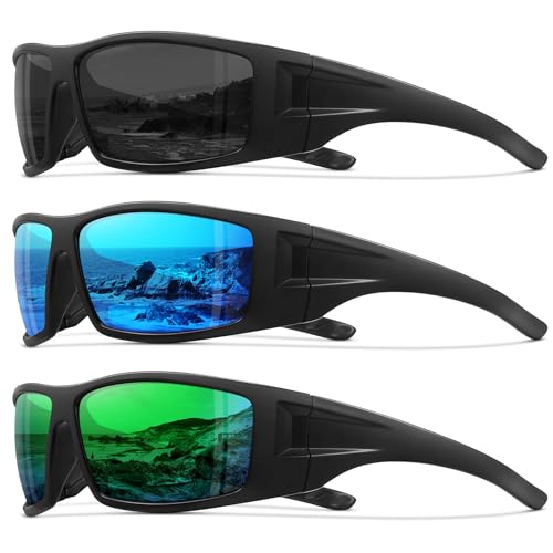 Image of Polarized Sports Sunglasses for Men Women,Driving Fishing