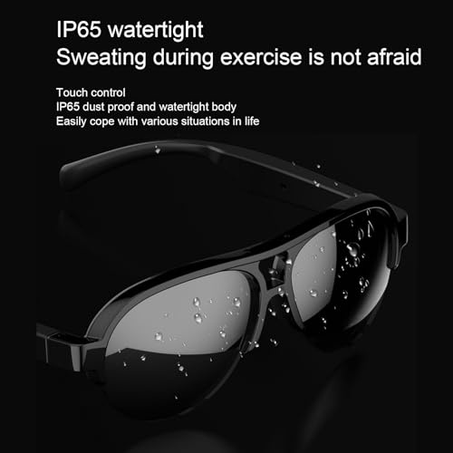 AI -Übersetzung Intelligente Brille Bluetooth für Männer & Frauen, V5.4 IP65 Regensicher, 144 Sprache Echtzeit -Übersetzung Smart Sonnenbrille mit Mikrofon & Lautsprechern für – Bild 6