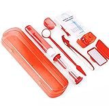 Annhua Braces Cleaning Kit Orthodontic Care Kit 8 Pack, Portable Tooth Cleaning Tools Family Oral Care Hygiene Set with Interdental Brush, Ortho...