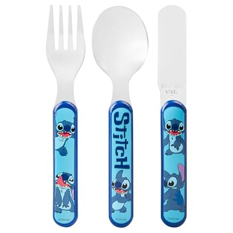 Stitch 3 Piece Children's Cutlery Set Cover