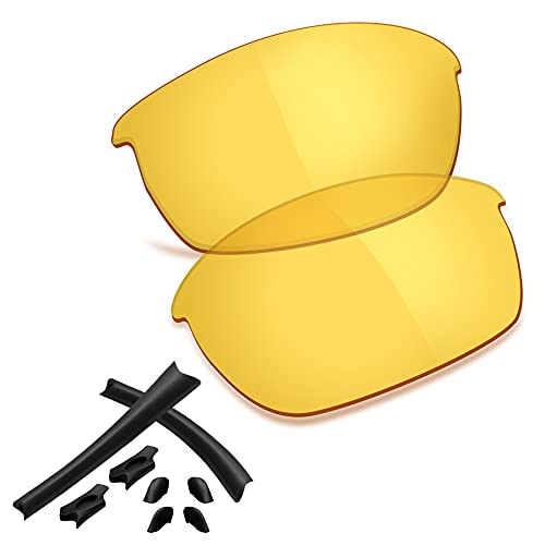 Image of Polarized Replacement Lenses & Rubber Kits for Oakley Flak Jacket OO9009 Sunglass