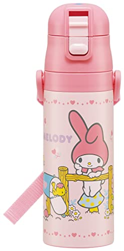 スケーター(Skater) 【Amazon.co.jp限定】サンリオ キッズ 水筒 470ml 直飲み ステンレス マイメロディ 子どもに優しい 軽量 タイプ 真空 断熱 構造 保冷専用 SDC4