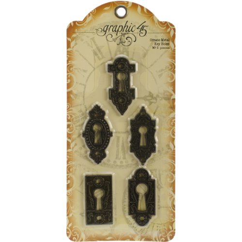 Graphic 45 Ornate Metal Key Holes