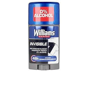 Williams DESODORANTE STICK 75 ML. INVISIBLE.BEDAR, 075 kilograms, 75 mililitro, 1