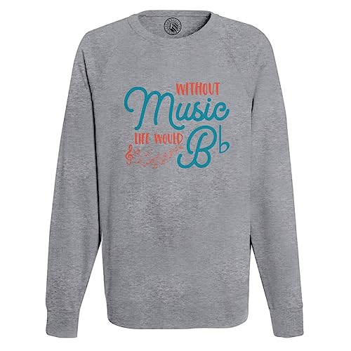 Sweat sans capuche musique homme vêtement mélomane et musicien