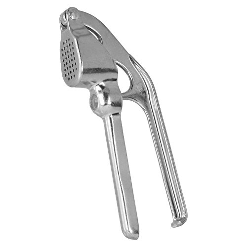 Presse-ail/dénoyauteur 2 en 1 alu.