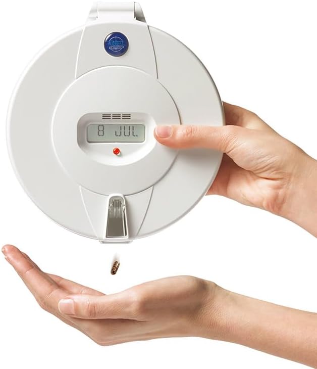 Advance Automatic Pill Dispenser with 24 Alarms - Enhanced Security & Advanced Technology Trusted by The NHS to Help Dementia, Alzheimer's & Elderly Patients to take Their Medication