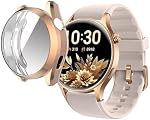 AR01 Smartwatch Case, compatible avec le boîtier Aeac Smart Watch, Lamshaw TPU Boîtier avec protecteur d'écran compatible avec Aeac AR01 Case de montre intelligente 1,32" (Rose)