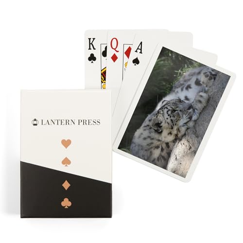 Baraja de Poker Lantern Press Snow Leopard 52 Cartas
