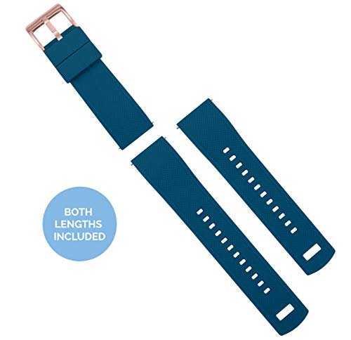 Image of BARTON Elite Silicone Watch Bands - Gold Buckle Quick Release