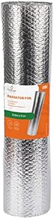 Radiator Reflective Foil - Radiator Wrap for Home- 5m x 60cm - 3.6mm Thickness Heat Reflective Insulation Radiator Insulation Foil Reflector Saves Energy & Money - Reduces Heat Loss