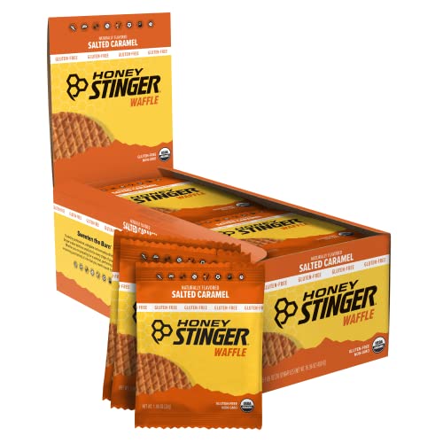 Honey Stinger Organic Gluten Free Salted Caramel Waffle | Energy Stroopwafel For Exercise, Endurance And Performance | Sports Nutrition For Home & Gym, Pre & Post Workout | Box Of 16 Waffles, 16 Count (Pack Of 1) #TOP1
