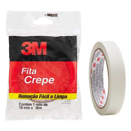 3M, Fita Crepe, 19mm x 10m, 1 unidade