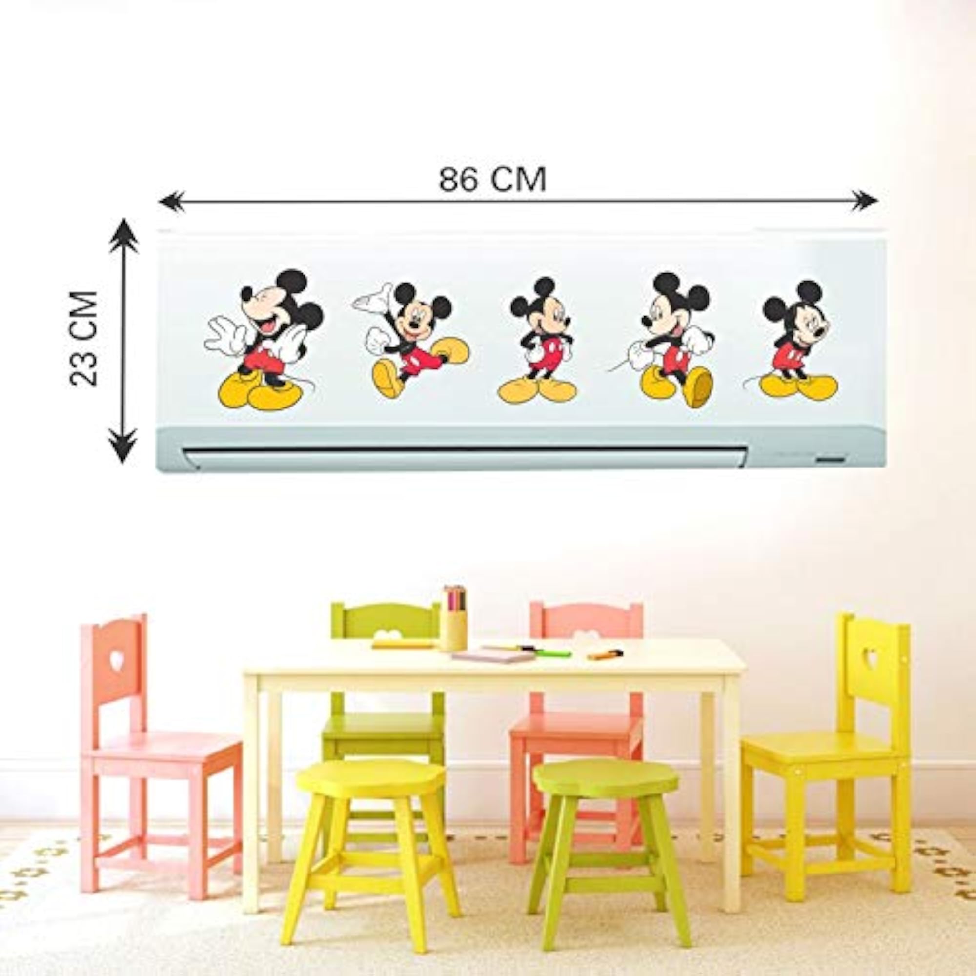 Cartoon Character AC Sticker