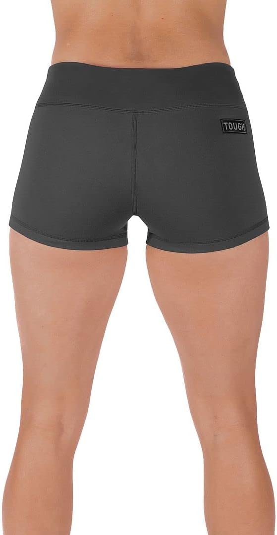 Tough Mode Women's Mid Rise 3"/ 5" Athletic Running Workout Shorts Active Yoga Volleyball WOD Compression Short Booty - Image 5