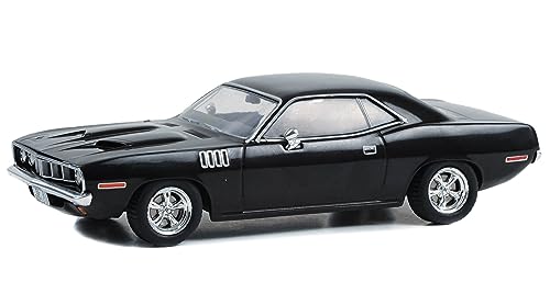 1971 Plymouth Barracuda Black John Wick: Chapter 4 1/43 miniatura 1
