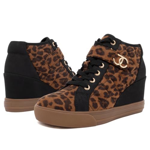 Image of Juicy Couture Women's Platform Wedge Sneakers High-Top Shoes-Journey