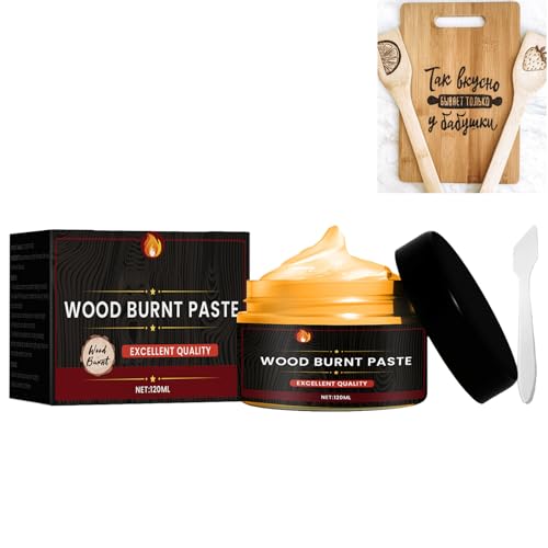 DIY Wood Burning Gel Tool, Wood Burning Marker, Flame Paste for Pyrography Accessories, Multifunctional for Paper