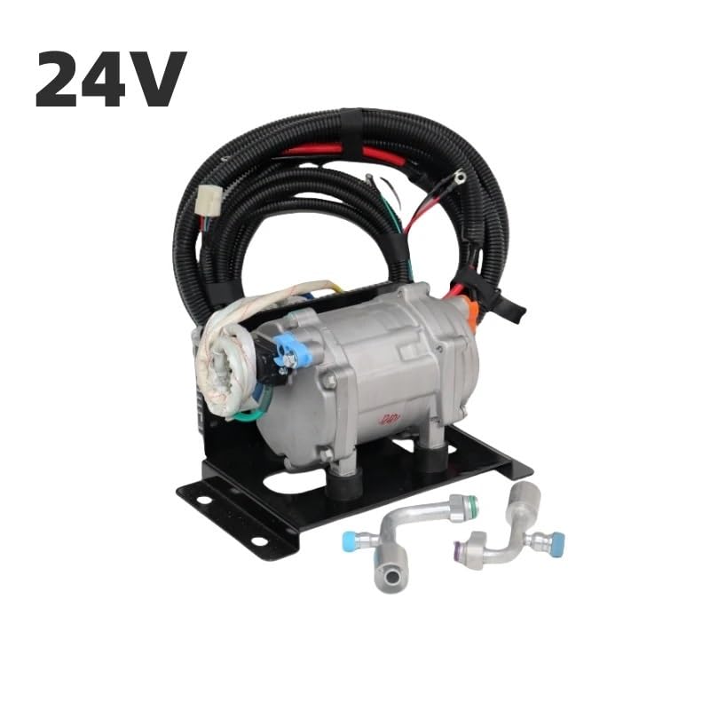 Sprężarka elektryczna 24 V. 12 V samochodowa klimatyzacja o zmiennej częstotliwości. Pompa zimnego powietrza DC. Modyfikacja ciężarówki. Parking chłodniczy(24V)