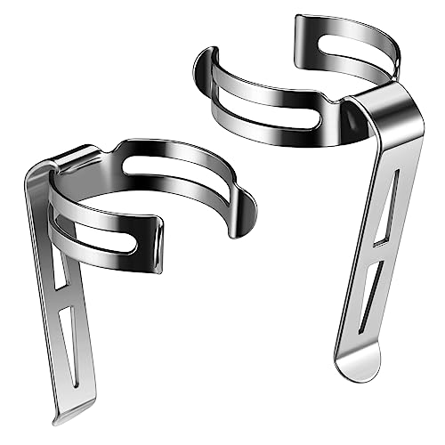 Lightfe B107 Flashlight Clip, Stainless Steel Durable Pen Clip, Can Be Used As Cap Clip, Pocket Clip, Bag Clip, Convenient To Carry #TOP12