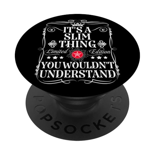 Slim Name è una cosa sottile che non capiresti PopSockets PopGrip Adesivo