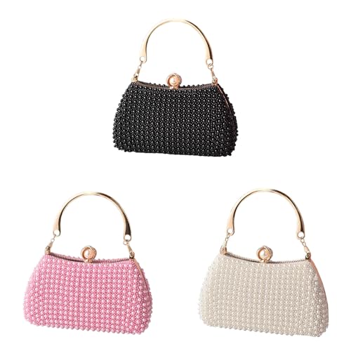Sac de soirée antichoc avec perles et chaîne pour vos fêtes - 6
