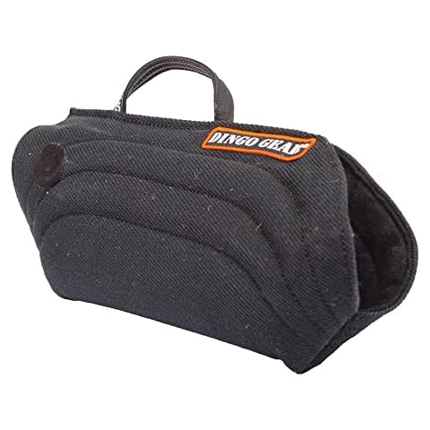 Manga de mordida Dingo Gear Atos Negro Nylcot con Mango Cover