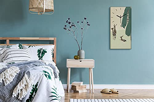 Horloge sur Toile Art Mural Abstrait Design Moderne Chic