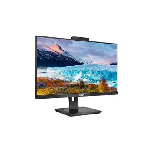 Philips 272S1MH - 27 Zoll FHD Monitor, Webcam, höhenverstellbar, FreeSync (1920x1080, 75 Hz, VGA, DVI, HDMI, DisplayPort, USB Hub) schwarz