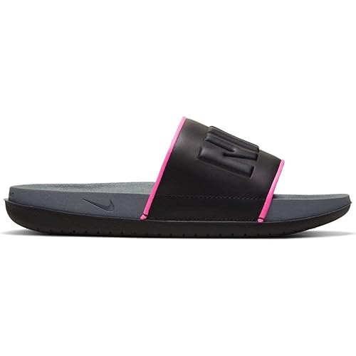 Nike Womens OFFCOURT Slide BQ4632-004 (Dark Grey/Black-PIN), Size 8