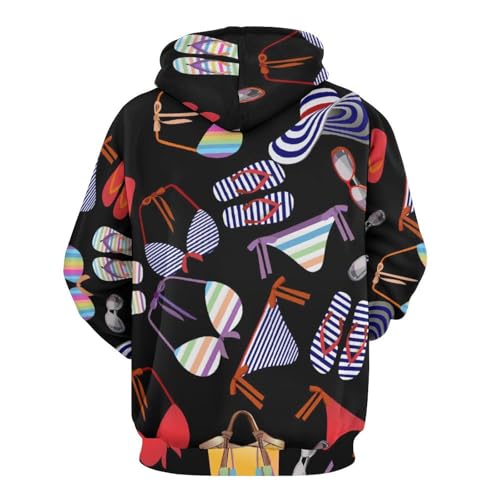 Hoody sweatshirt pull homme femme manche longue sweat à capuche imprimé taille S - 3