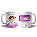 Taza Auxiliar Enfermeria Mujer Original Personalizada con Nombre | Mejor del Mundo Taza Profesiones de Cafe Desayuno para Regalar (Auxiliar Enfermeria Mujer)